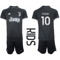 Dětský Fotbalový dres Juventus Paul Pogba #10 2023-24 Třetí Krátký Rukáv (+ trenýrky)